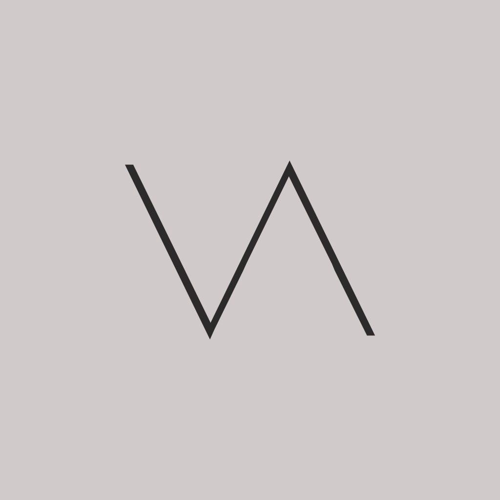 Logo: a stylized black zigzag forming a W on a pale gray background